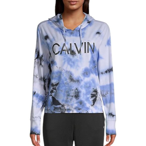 Calvin Klein Performance Tie-Dye Logo Hoodie Med NWT - Picture 2 of 5